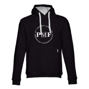 Crni hoody PMF dvobojni