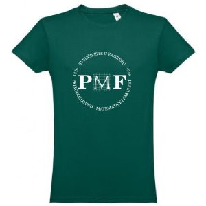 Majica kratih rukava PMF - Zelena